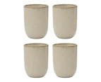 4pc Ecology Element Stoneware 250ml Cuddle Mug Water/Juice Drink Cup Set Doe