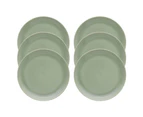 6x Ecology Element 20cm Stoneware Side Plate Snack/Food Dish Round Tableware Dew