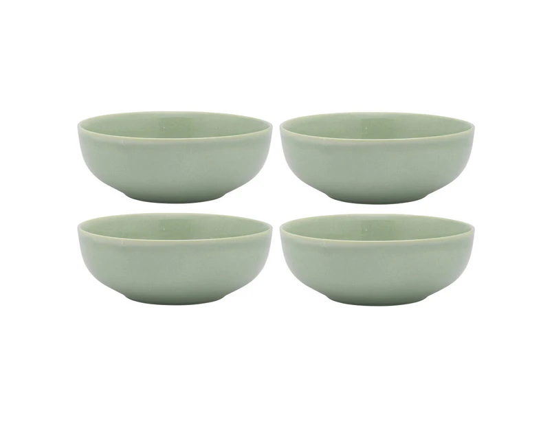 4x Ecology Element 18cm Stoneware Serving Soup/Ramen Bowl Round Tableware Dew