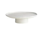 Ecology Ottawa 32x8.5cm Footed Stoneware Cake Stand Food Dessert Tray Calico