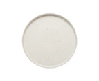 4pc Ecology Domus 22cm Stoneware Side Plate Snack/Food Dish Round Tableware Ecru