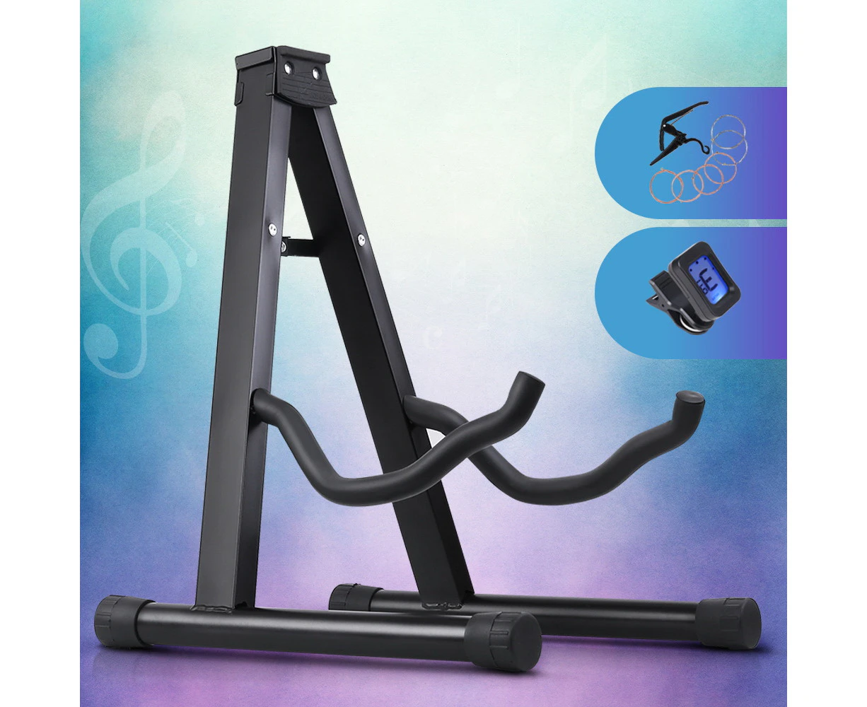 Alpha Guitar Stand Folding Portable Floor Rack Holder