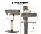 i.Pet Cat Tree 290cm Tower Scratching Post Scratcher Floor to Ceiling Cats Bed