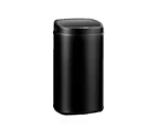 Devanti 58L Motion Sensor Bin Rubbish Automatic Black