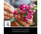 Lego Flower Bouquet 10280 Building Kit; A Unique Flower Bouquet And Creative Project For Adults, New 2021 (756 Pieces)