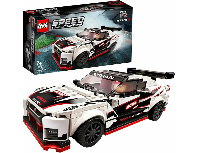 Lego Speed Champions Nissan Gt-r Nismo 76896 Toy Model Cars Building Kit Featuring Minifigure (298 Pieces)