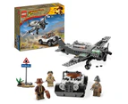 Lego® Indiana Jones™ Fighter Plane Chase 77012 Building Toy Set; Featuring A Buildable Car Toy, A Buildable Plane Toy And 3 Minifigures