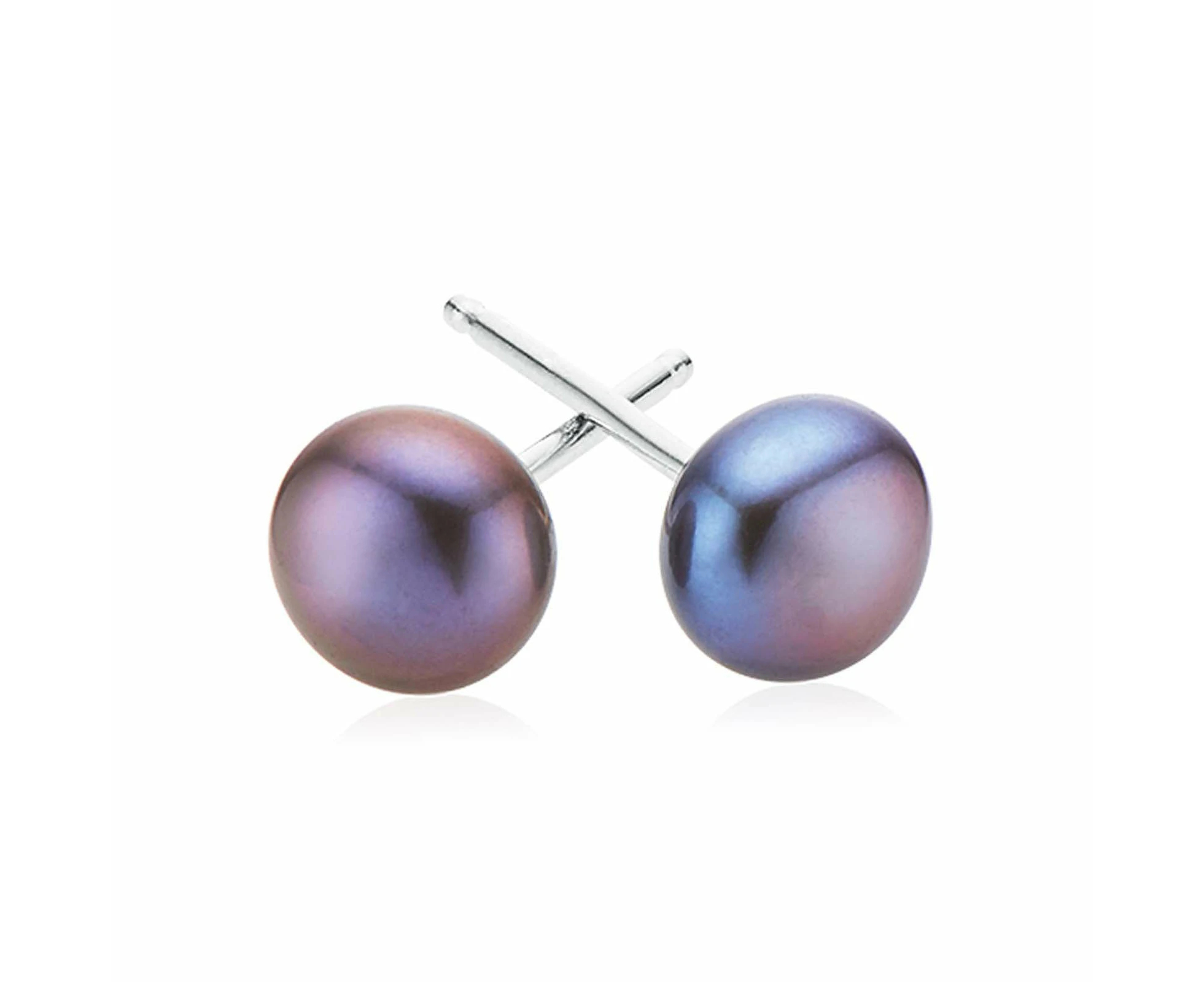 Sterling Silver 5.5-6mm Freshwater Pearl Stud Earrings