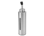 220Ml Oil Dispenser Bottle Stainless Steel Oil Bottle Sauce Container For Olive Oil Vinegar Soy Sauce Round