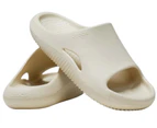 Crocs Mellow Recovery Slides Flip Flops Thongs - Bone