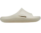 Crocs Mellow Recovery Slides Flip Flops Thongs - Bone