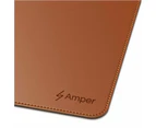 Amper Eco Leather Premium Desk Mat - Black