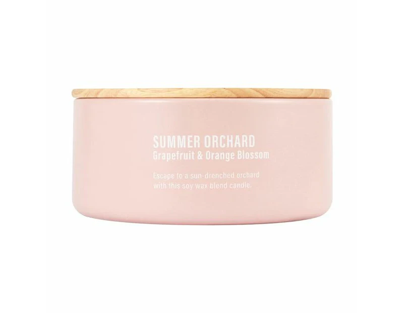 Large Summer Orchard Fragrant Candle - Anko