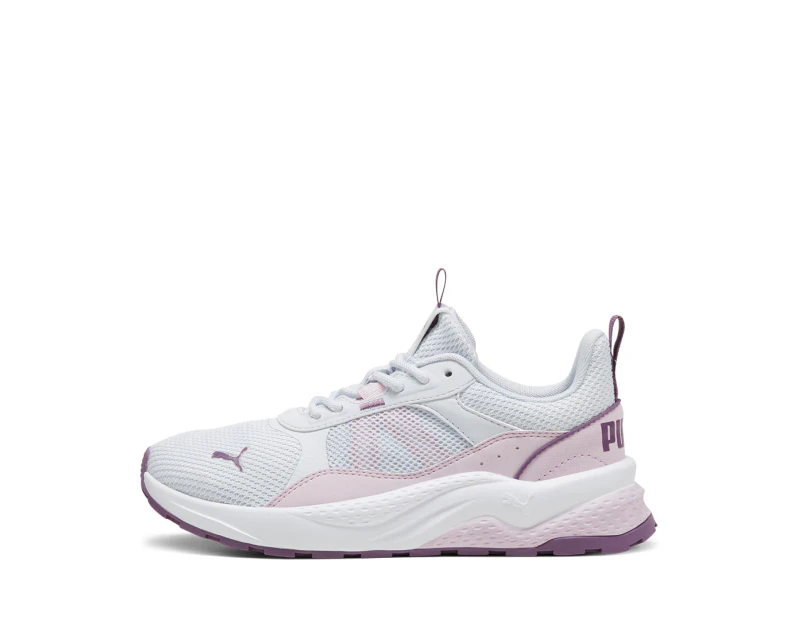 Puma Youth Girls' Anzarun 2.0 Sneakers - Silver Mist/Grape Mist/Berry