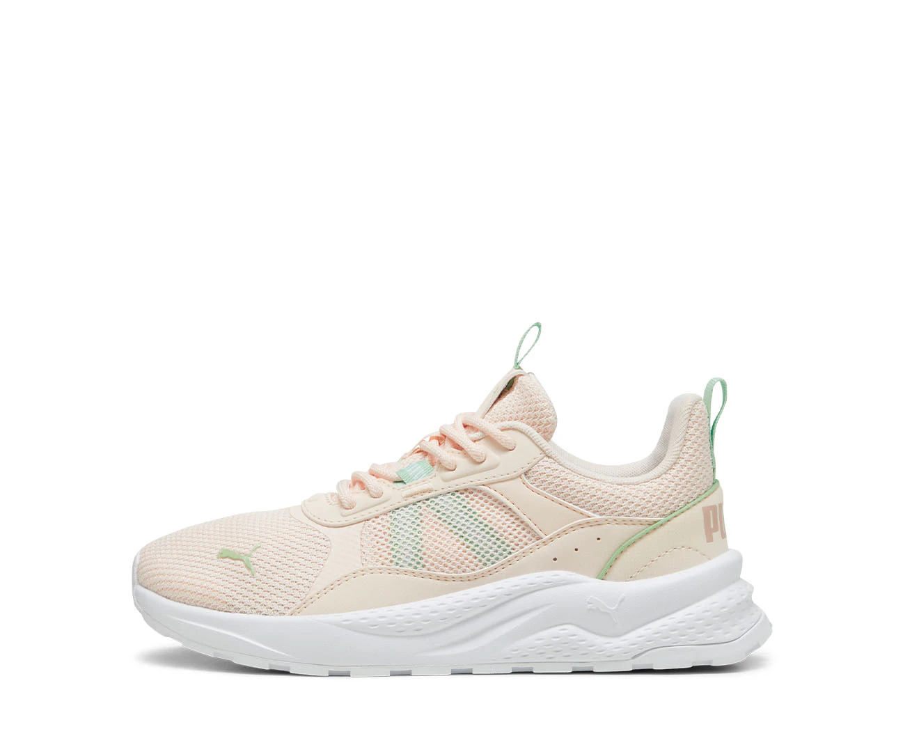 Puma Youth Anzarun 2.0 Sneakers - Rosebay/Green/Rose Quartz