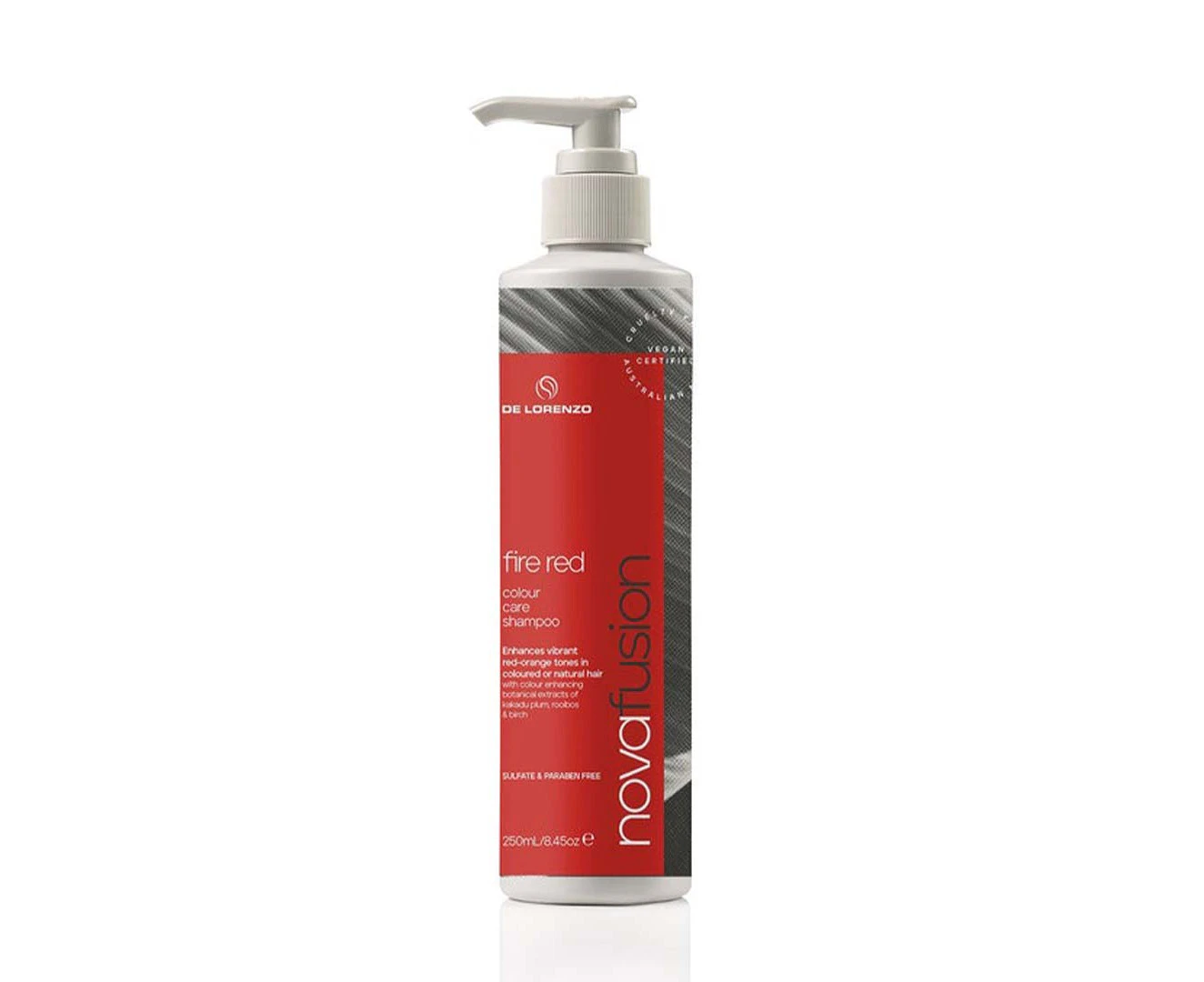 De Lorenzo Novafusion Colour Care Shampoo - Intense Ruby Red