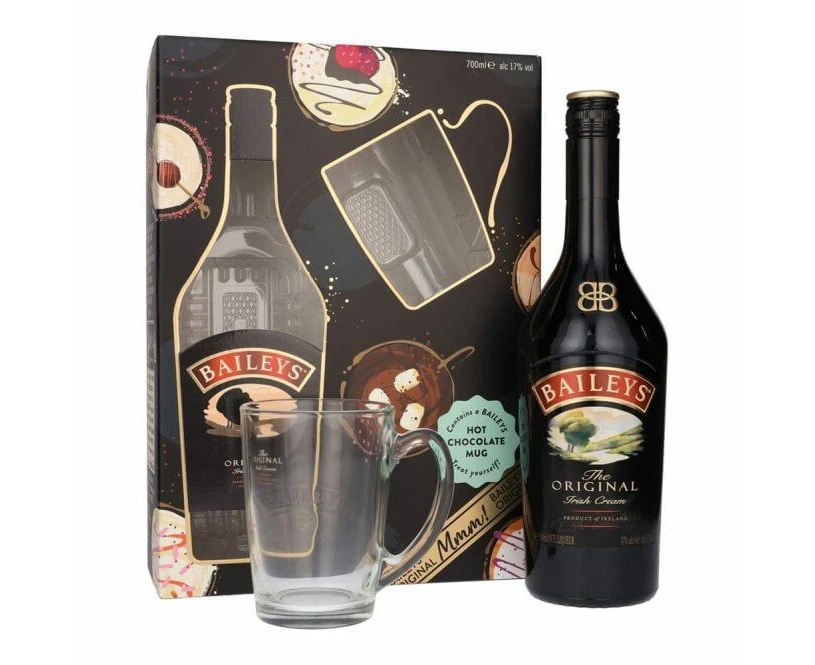 Baileys Original Irish Cream Liqueur Gift Pack 700mL Bottle