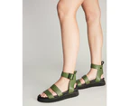 Jo Mercer Women's Mackenzie Flat Als Sandals - Green