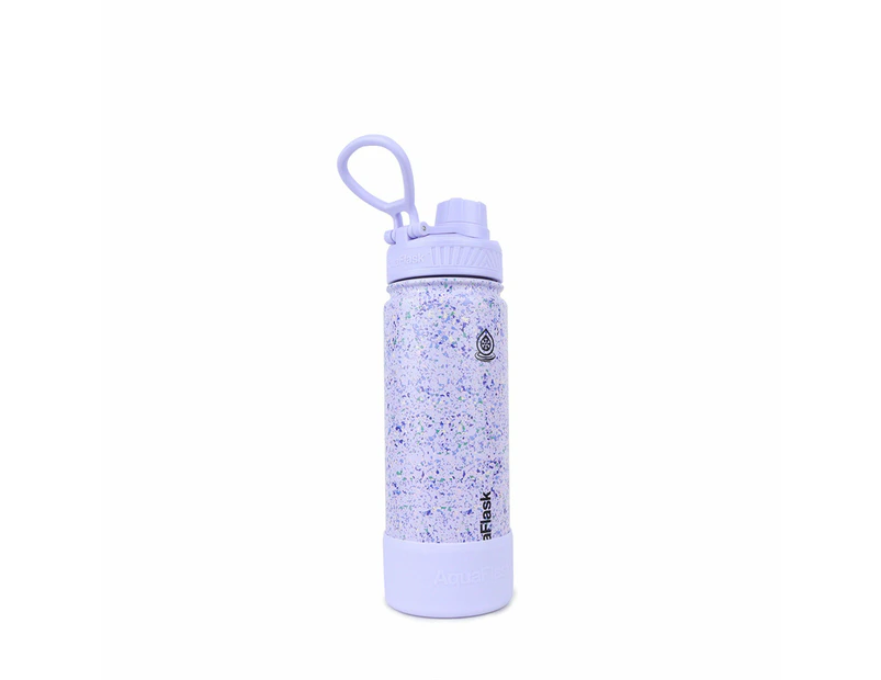 AquaFlask IL Terrazzo Vacuum Insulated Water Bottles 530ml (18oz) - Lavender