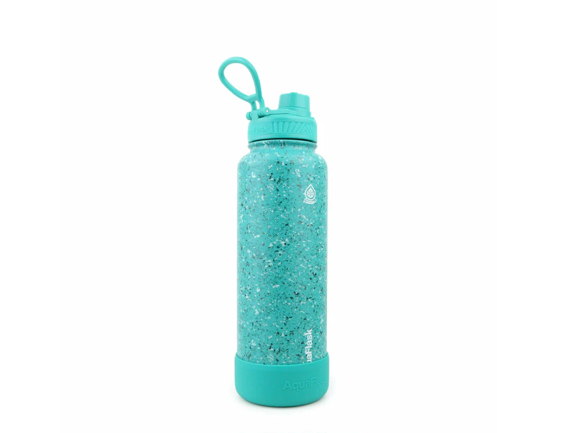 AquaFlask IL Terrazzo Vacuum Insulated Water Bottles 1180ml (40oz) - Seafoam Green