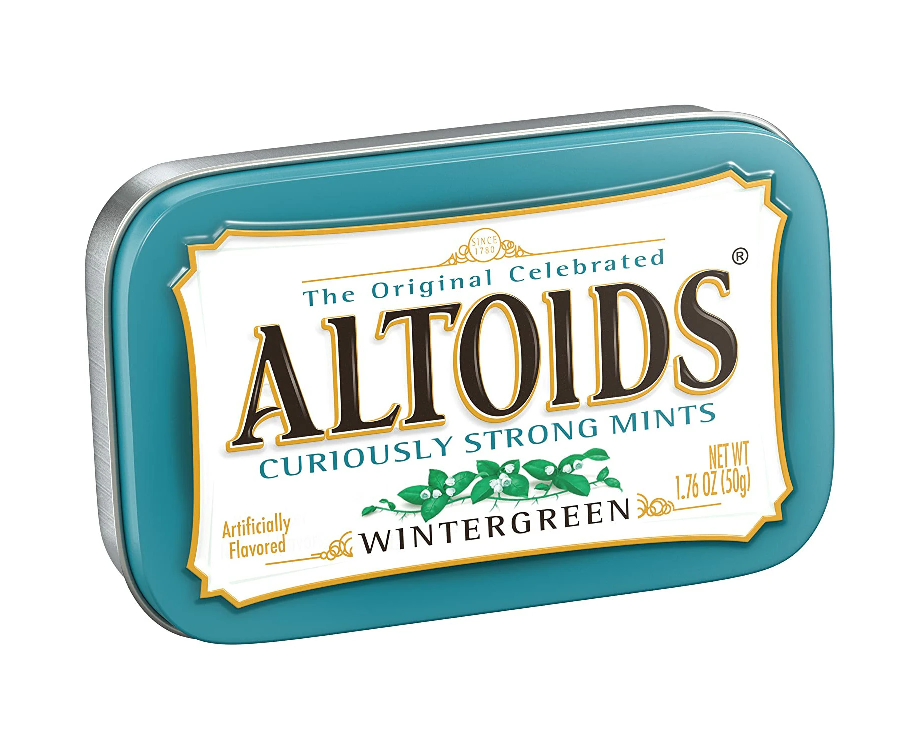 Altoids Original Curiously Strong Mints Wintergreen Tin 50g