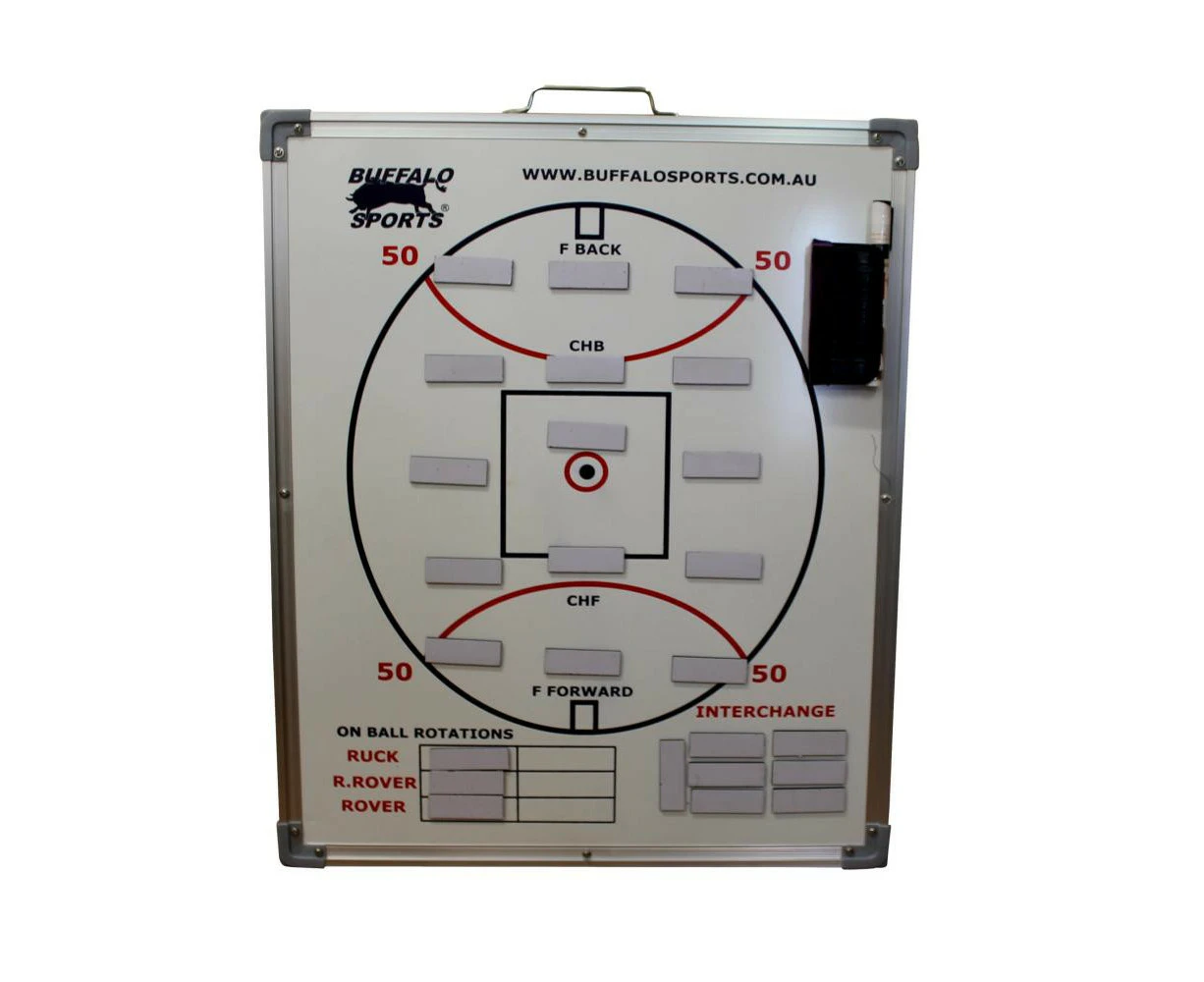 Buffalo Sports Deluxe Aussie Rules Coaches Board - Large 60cm x 50cm