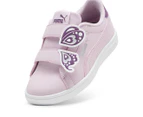 Puma Girls' Smash 3.0 Butterfly Sneakers - Grape Mist/Crushed Berry/Puma White