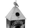 Country Garden Hanging Birdhouse 20X36cm
