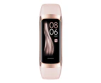 TODO Fitness Tracker Smart Watch BT 5.0 Body Thermometer Temperature BPM Monitor - Pink