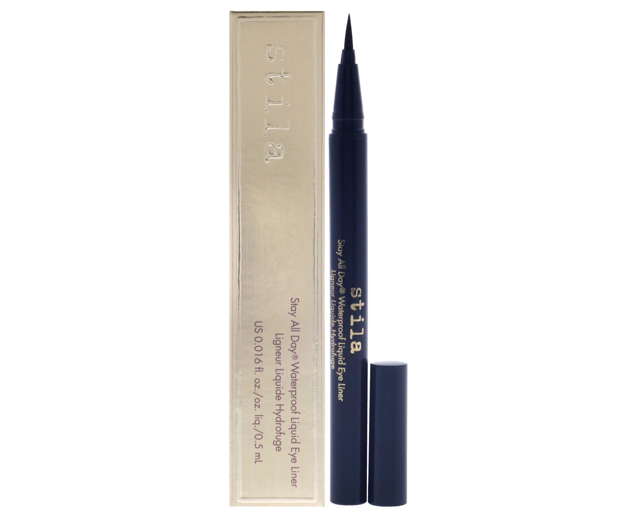 Stila Stay All Day Waterproof Liquid Eye Liner - Midnight by Stila for Women - 0.016 oz Eyeliner