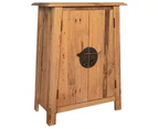 vidaXL Bathroom Side Cabinet Solid Pinewood 59x32x80 cm