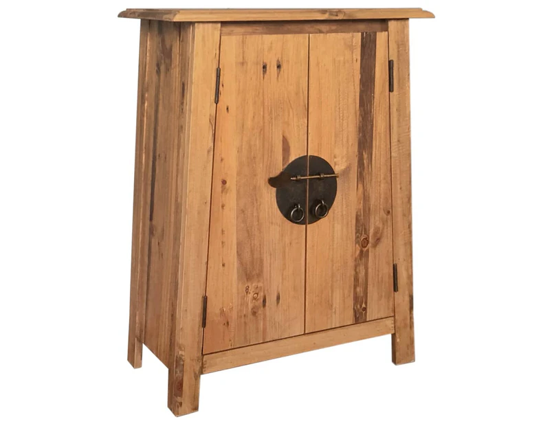 vidaXL Bathroom Side Cabinet Solid Pinewood 59x32x80 cm