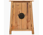 Bathroom Side Cabinet Solid Pinewood 59x32x80 cm