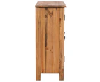 vidaXL Bathroom Side Cabinet Solid Pinewood 59x32x80 cm