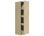 vidaXL Apothecary Cabinet Sonoma Oak 30x42.5x150 cm Engineered Wood