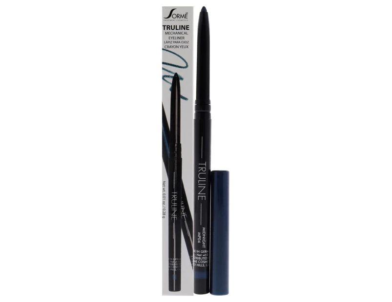 Truline Mechanical Eye Pencil - MP04 Midnight by Sorme Cosmetics for Women - 0.01 oz Eye Pencil