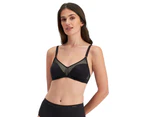 Berlei Womens Post Surgery Mesh Black Bra Elastane/Nylon - Black