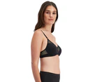 Berlei Womens Post Surgery Mesh Black Bra Elastane/Nylon - Black