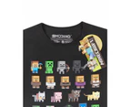 Minecraft Boys Short Sleeved T-Shirt (Black)