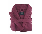 Softouch Small/medium Egyptian Cotton Terry Toweling Bathrobe - Fuchsia