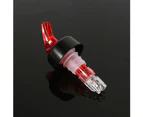 Hot Sale Plastic Bottle Pourer 50Ml Measuring Drink Red Wine Liquor Dispenser Shot Red