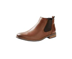 RIVERS - Mens Boot -  Boxer Leather Chelsea Boot - Brown