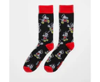 Swag Licensed Crew Socks - Mickey - Black