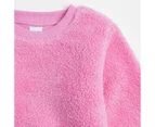 Target Teddy Fleece Jumper - Pink