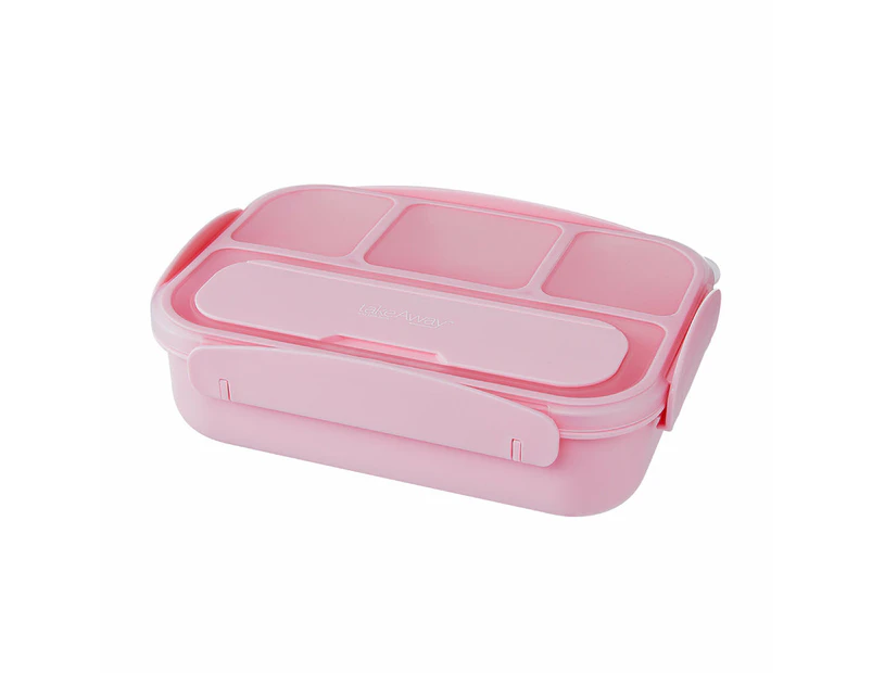 TakeAway Out Bento Box 1.3L 22.5X16X6.5cm   - Pink