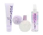 Moonlight by Ariana Grande for Women - 3 Pc Gift Set 3.4oz EDP Spray, 3.4oz Body Souffle, 4oz Body Mist