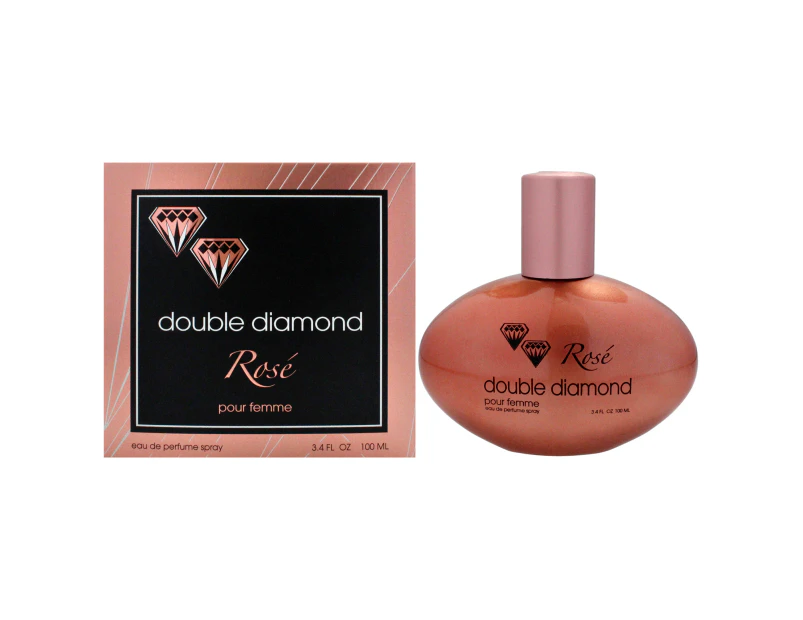 Double Diamond Rose By Yzy Perfume Eau De Parfum Spray 3.4 Oz