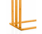 Bamboo Towel Bar Metal Holder Rack 3-Tier Freestanding for Bathroom and Bedroom