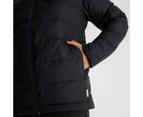 Kathmandu Epiq Mens Hooded Down Puffer 600 Fill Warm Winter Jacket  Men's  Puffer Jacket - Black on Black