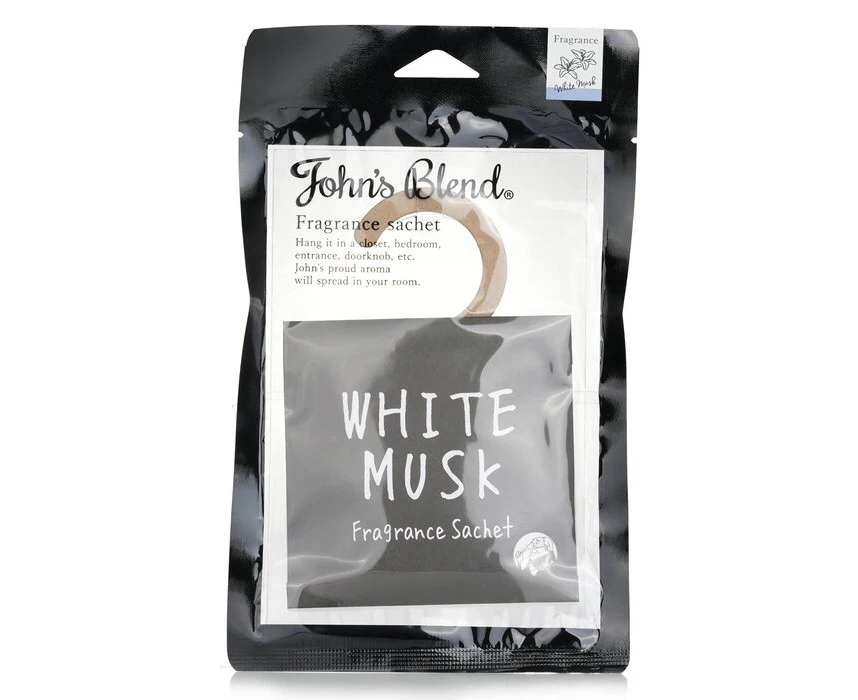 John's Blend Fragrance Sachet  White Musk 1pcs